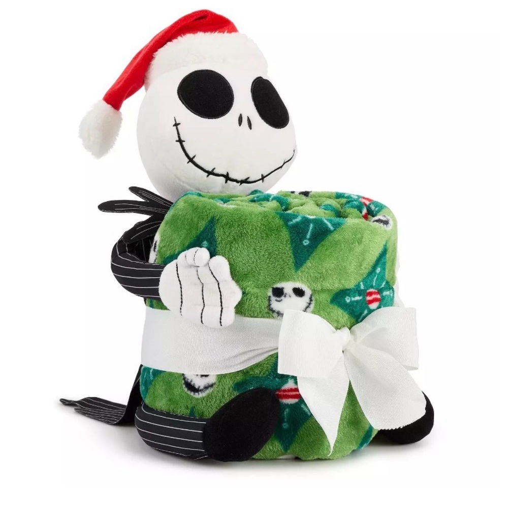 Disney - The Nightmare Before Christmas Jack Skellington Pillow Buddy and Throw